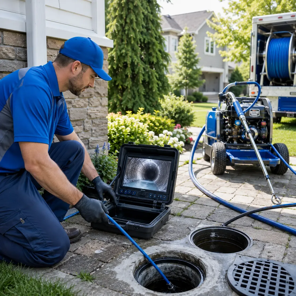 Outdoor drain cleaning professionals serving Columbiaville, MI