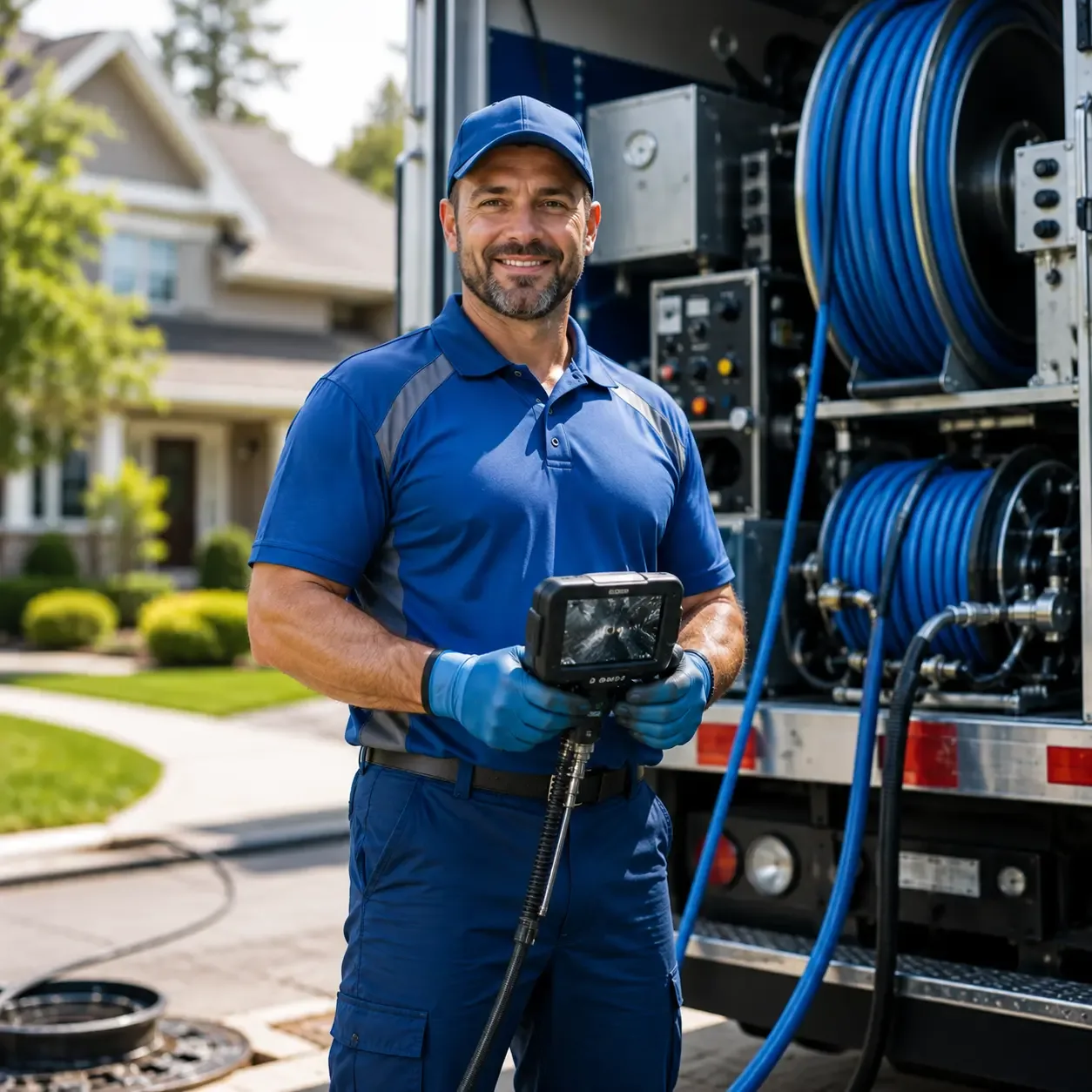 Local outdoor drain cleaning specialists in Columbiaville, MI